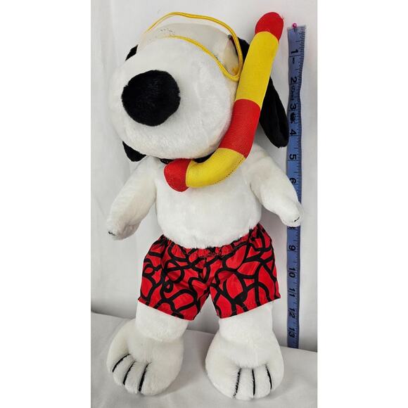 PEANUTS PLUSH SCUBA SNOOPY SNORKEL RARE 9" AGES 3+ - FIESTA ITEM #60179621 - Picture 10 of 13